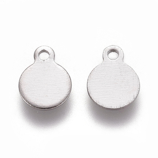 PandaHall 304 Stainless Steel Charms, Stamping Blank Tag, Flat Round, Stainless Steel Color, 6.5x5x0.5mm, Hole: 1mm 304 Stainless Steel Flat...
PandaHall 304 Stainless Steel Charms, Stamping Blank Tag, Flat Round, Stainless Steel Color, 6.5x5x0.5mm, Hole: 1mm 304 Stainless Steel Flat...
