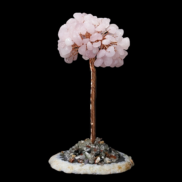 PandaHall Natural Rose Quartz Chips Tree Decorations, Gemstone Base with Copper Wire Feng Shui Energy Stone Gift for Home Office Desktop...
PandaHall Natural Rose Quartz Chips Tree Decorations, Gemstone Base with Copper Wire Feng Shui Energy Stone Gift for Home Office Desktop...