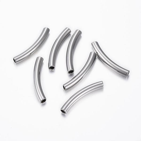PandaHall 304 Stainless Steel Tube Beads, Stainless Steel Color, 35x5mm, Hole: 4mm 304 Stainless Steel Tube
PandaHall 304 Stainless Steel Tube Beads, Stainless Steel Color, 35x5mm, Hole: 4mm 304 Stainless Steel Tube