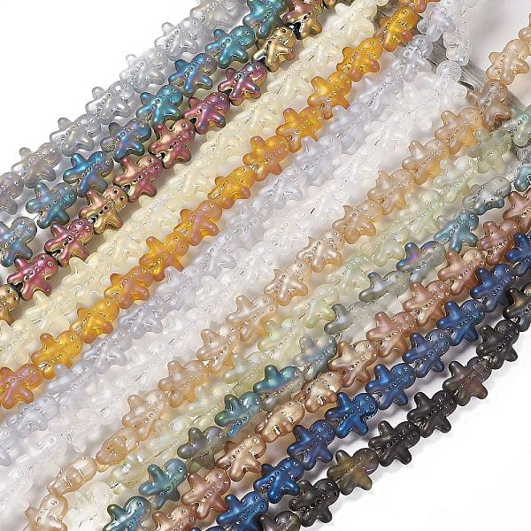 PandaHall Electroplate Glass Beads, Mixed Style, Ginger Man, for Christmas, Mixed Color, 15x14x7mm, Hole: 1mm, about 45pcs/strand..., Multicolor
PandaHall Electroplate Glass Beads, Mixed Style, Ginger Man, for Christmas, Mixed Color, 15x14x7mm, Hole: 1mm, about 45pcs/strand..., Multicolor