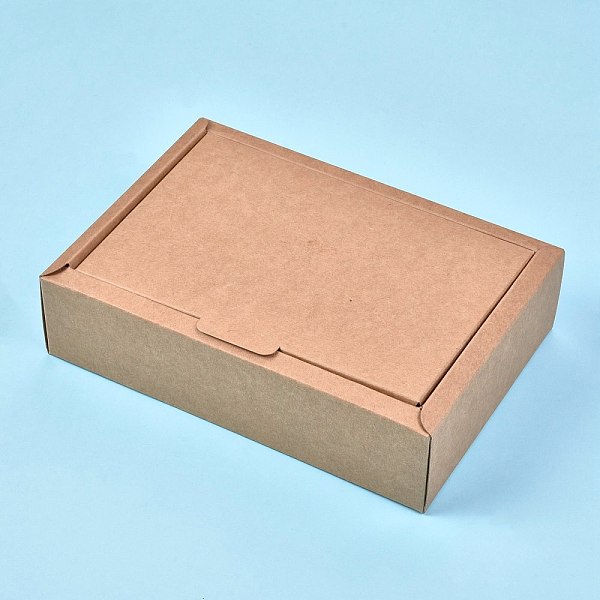 PandaHall Kraft Paper Gift Box, Folding Boxes, Rectangle, BurlyWood, Finished Product: 20x14x5.3cm, Inner Size: 18x12x5cm, Unfold Size..., Orange
PandaHall Kraft Paper Gift Box, Folding Boxes, Rectangle, BurlyWood, Finished Product: 20x14x5.3cm, Inner Size: 18x12x5cm, Unfold Size..., Orange