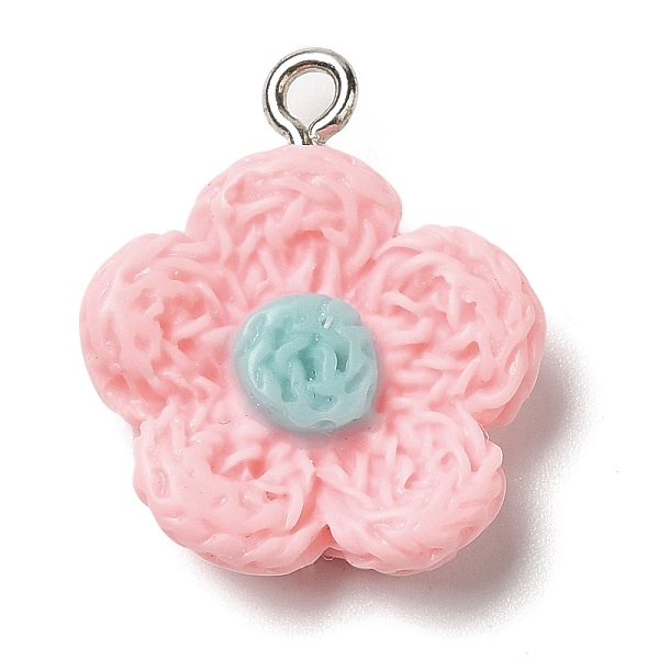 PandaHall Opaque Resin Pendants, Flower Charms with Platinum Plated Iron Loops, Pink, 20x18x6mm, Hole: 2mm Resin Flower Pink
PandaHall Opaque Resin Pendants, Flower Charms with Platinum Plated Iron Loops, Pink, 20x18x6mm, Hole: 2mm Resin Flower Pink