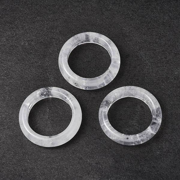 PandaHall Natural Quartz Crystal Plain Band Ring, Gemstone Jewelry for Women, US Size 6 1/2(16.9mm) Quartz Crystal
PandaHall Natural Quartz Crystal Plain Band Ring, Gemstone Jewelry for Women, US Size 6 1/2(16.9mm) Quartz Crystal