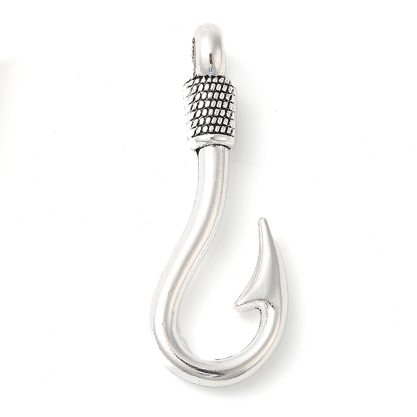 PandaHall Tibetan Style Zinc Alloy Pendants, Hook, Lead Free & Cadmium Free, Antique Silver, 36x12x4.5mm, Hole: 4mm, about 156pcs/500g Alloy...
PandaHall Tibetan Style Zinc Alloy Pendants, Hook, Lead Free & Cadmium Free, Antique Silver, 36x12x4.5mm, Hole: 4mm, about 156pcs/500g Alloy...