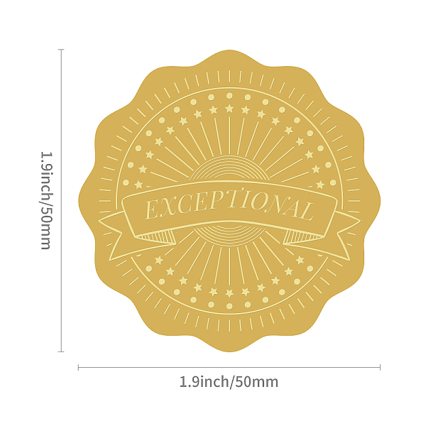 PandaHall Self Adhesive Gold Foil Embossed Stickers, Medal Decoration Sticker, Word, 5x5cm Metal Word Gold
PandaHall Self Adhesive Gold Foil Embossed Stickers, Medal Decoration Sticker, Word, 5x5cm Metal Word Gold