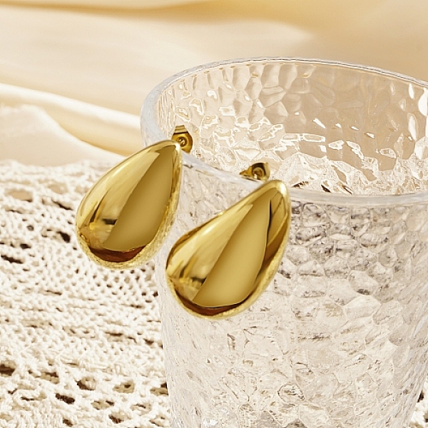 PandaHall 304 Stainless Steel Stud Earrings, Teardrop, Golden, No Size 304 Stainless Steel Teardrop
PandaHall 304 Stainless Steel Stud Earrings, Teardrop, Golden, No Size 304 Stainless Steel Teardrop