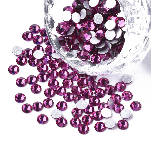 PandaHall Glass Rhinestone Flat Back Cabochons, Back Plated, Faceted, Half Round, Fuchsia, SS4, 1.5~1.6x1mm, about 1440pcs/bag Glass..., Purple
PandaHall Glass Rhinestone Flat Back Cabochons, Back Plated, Faceted, Half Round, Fuchsia, SS4, 1.5~1.6x1mm, about 1440pcs/bag Glass..., Purple