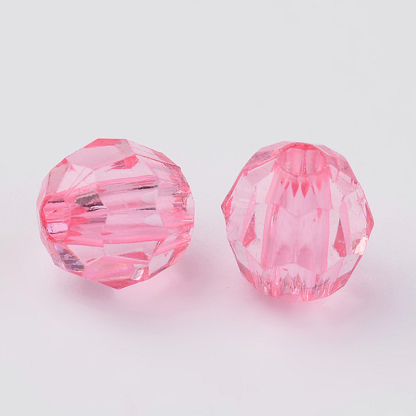 PandaHall Transparent Acrylic Beads, Faceted Round, Flamingo, 10mm, Hole: 1mm, about 900pcs/500g Acrylic Round Pink
PandaHall Transparent Acrylic Beads, Faceted Round, Flamingo, 10mm, Hole: 1mm, about 900pcs/500g Acrylic Round Pink