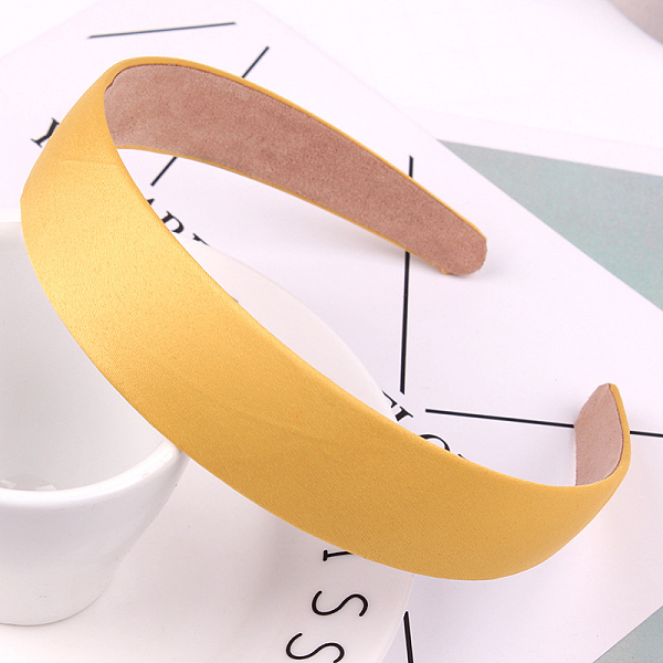 PandaHall Wide Cloth Hair Bands, Solid Simple Hair Accessories for Women, Gold, 145x130x28mm Cloth Gold
PandaHall Wide Cloth Hair Bands, Solid Simple Hair Accessories for Women, Gold, 145x130x28mm Cloth Gold