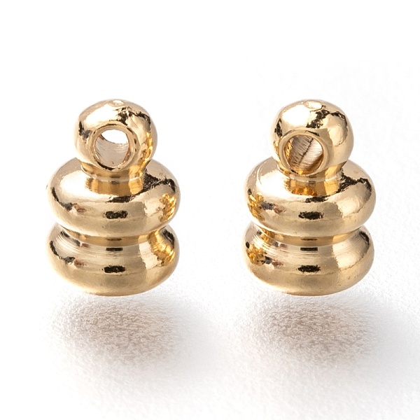 PandaHall Brass Cord Ends, End Caps, Long-Lasting Plated, Real 24K Gold Plated, 6x4.5mm, Hole: 1mm, Inner Diameter: 3mm Brass
PandaHall Brass Cord Ends, End Caps, Long-Lasting Plated, Real 24K Gold Plated, 6x4.5mm, Hole: 1mm, Inner Diameter: 3mm Brass