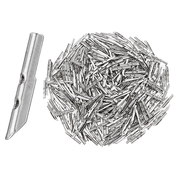 PandaHall SUPERFINDINGS 300Pcs Iron Folding Crimp Ends, Cord End Caps, Stainless Steel Color, 20x4x4mm Iron
PandaHall SUPERFINDINGS 300Pcs Iron Folding Crimp Ends, Cord End Caps, Stainless Steel Color, 20x4x4mm Iron