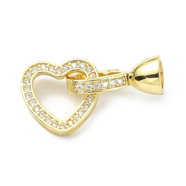 PandaHall Rack Plating Brass Pave Clear Cubic Zirconia Fold Over Clasps, Long-Lasting Plated, Lead Free & Cadmium Free, Heart, Real 18K Gold...
PandaHall Rack Plating Brass Pave Clear Cubic Zirconia Fold Over Clasps, Long-Lasting Plated, Lead Free & Cadmium Free, Heart, Real 18K Gold...