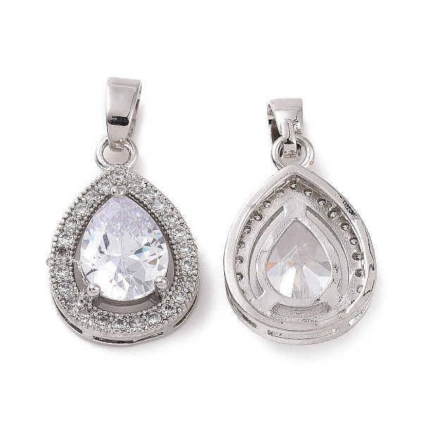 PandaHall Brass Micro Pave Cubic Zirconia Pendants, with Glass, Teardrop Charm, Platinum, Clear, 18x12x6mm, Hole: 3x5mm Brass+Cubic Zirconia...
PandaHall Brass Micro Pave Cubic Zirconia Pendants, with Glass, Teardrop Charm, Platinum, Clear, 18x12x6mm, Hole: 3x5mm Brass+Cubic Zirconia...