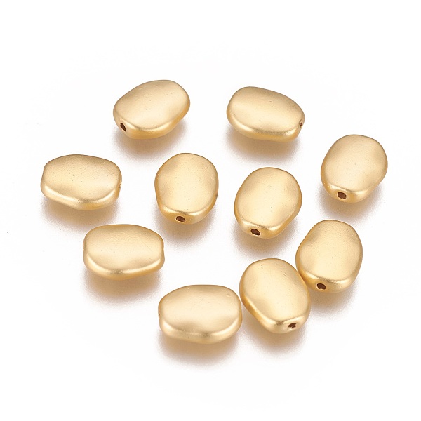PandaHall Brass Beads, Long-Lasting Plated, Oval, Matte Gold Color, 11x9x3.5mm, Hole: 1.2mm Brass Oval
PandaHall Brass Beads, Long-Lasting Plated, Oval, Matte Gold Color, 11x9x3.5mm, Hole: 1.2mm Brass Oval