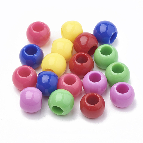 PandaHall Opaque Acrylic Beads, Rondelle, Mixed Color, 13~14x11mm, Hole: 6.5mm, about 460pcs/500g Acrylic Rondelle Multicolor
PandaHall Opaque Acrylic Beads, Rondelle, Mixed Color, 13~14x11mm, Hole: 6.5mm, about 460pcs/500g Acrylic Rondelle Multicolor