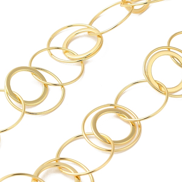 PandaHall Rack Plating Brass Ring Link Chain, Soldered, Long-Lasting Plated, Lead Free & Cadmium Free, Real 18K Gold Plated, 16.5x1mm...
PandaHall Rack Plating Brass Ring Link Chain, Soldered, Long-Lasting Plated, Lead Free & Cadmium Free, Real 18K Gold Plated, 16.5x1mm...