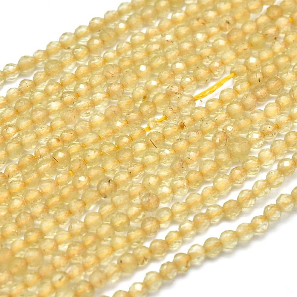 PandaHall Natural Citrine Beads Strands, Faceted, Round, Dyed & Heated, 2mm, Hole: 0.5mm, about 192pcs/strand, 15.16 inch(38.5cm) Citrine...
PandaHall Natural Citrine Beads Strands, Faceted, Round, Dyed & Heated, 2mm, Hole: 0.5mm, about 192pcs/strand, 15.16 inch(38.5cm) Citrine...