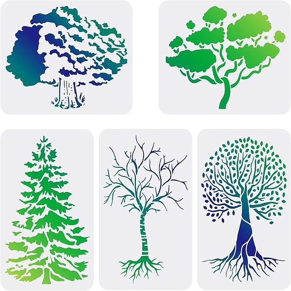 PandaHall FINGERINSPIRE 5pcs Reusable Tree Stencils, 29.7x21cm, Pine/Cypress Tree/Aspen Trees/Life Tree Stencils, Plastic Tree Drawing...
PandaHall FINGERINSPIRE 5pcs Reusable Tree Stencils, 29.7x21cm, Pine/Cypress Tree/Aspen Trees/Life Tree Stencils, Plastic Tree Drawing...