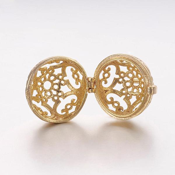 PandaHall Brass Cage Pendants, For Chime Ball Pendant Necklaces Making, Hollow Round, Golden, 17x17.5x14.5mm, Hole: 1mm, Inner Diameter...
PandaHall Brass Cage Pendants, For Chime Ball Pendant Necklaces Making, Hollow Round, Golden, 17x17.5x14.5mm, Hole: 1mm, Inner Diameter...