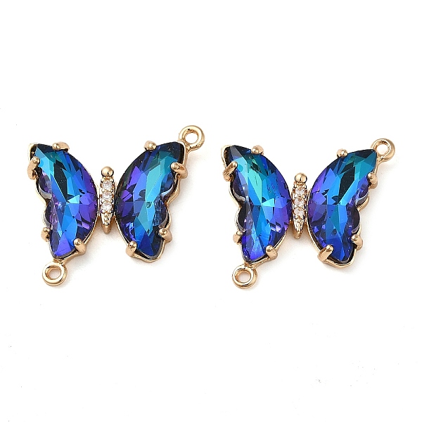 PandaHall Brass Pave Faceted Glass Connector Charms, Golden Tone Butterfly Links, Medium Blue, 20x22x5mm, Hole: 1.2mm Brass+Glass Butterfly
PandaHall Brass Pave Faceted Glass Connector Charms, Golden Tone Butterfly Links, Medium Blue, 20x22x5mm, Hole: 1.2mm Brass+Glass Butterfly