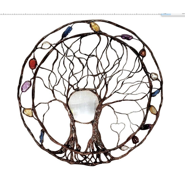 PandaHall Iron Tree of Life Pendant Decorations, for Window Hanging Decorations, Coffee, 330x0.8mm Iron Flat Round Brown
PandaHall Iron Tree of Life Pendant Decorations, for Window Hanging Decorations, Coffee, 330x0.8mm Iron Flat Round Brown