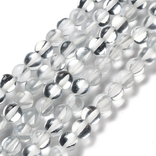 PandaHall Synthetic Moonstone Beads Strands, Round, Clear, 6mm, Hole: 1mm, about 31pcs/strand, 7.20 inch(18.3cm) Moonstone Round Clear
PandaHall Synthetic Moonstone Beads Strands, Round, Clear, 6mm, Hole: 1mm, about 31pcs/strand, 7.20 inch(18.3cm) Moonstone Round Clear