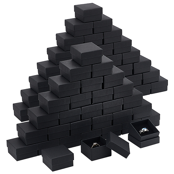 PandaHall Square Paper Ring Storage Boxes, Wedding Favor Gift Boxes, Favour Box, Black, 5.2x5.2x3.2cm Paper Square Black
PandaHall Square Paper Ring Storage Boxes, Wedding Favor Gift Boxes, Favour Box, Black, 5.2x5.2x3.2cm Paper Square Black