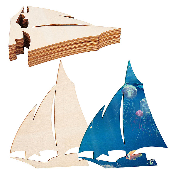 PandaHall Unfinished Wooden Pieces, Wood Cutouts, Sailboat Pattern, 12.5x11x0.23cm Wood Sailboat
PandaHall Unfinished Wooden Pieces, Wood Cutouts, Sailboat Pattern, 12.5x11x0.23cm Wood Sailboat