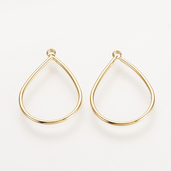 PandaHall Brass Pendants, Nickel Free, Real 18K Gold Plated, teardrop, 18x13x1mm, Hole: 1mm Brass Teardrop
PandaHall Brass Pendants, Nickel Free, Real 18K Gold Plated, teardrop, 18x13x1mm, Hole: 1mm Brass Teardrop