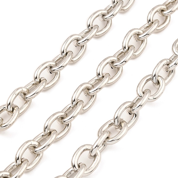 PandaHall Oxidation Aluminum Cable Chains, Unwelded, with Spool, Platinum, 13x10x2.5mm, about 65.62 Feet(20m)/Roll Aluminum
PandaHall Oxidation Aluminum Cable Chains, Unwelded, with Spool, Platinum, 13x10x2.5mm, about 65.62 Feet(20m)/Roll Aluminum
