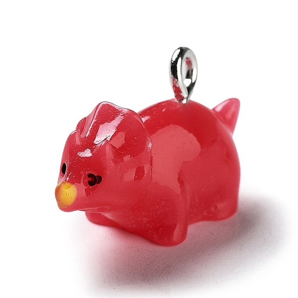 PandaHall Opaque Resin Pendants, Dinosaur Charms with Platinum Plated Iron Loops, Red, 12x21x8.5mm, Hole: 1.8mm Iron+Resin Dinosaur Red
PandaHall Opaque Resin Pendants, Dinosaur Charms with Platinum Plated Iron Loops, Red, 12x21x8.5mm, Hole: 1.8mm Iron+Resin Dinosaur Red