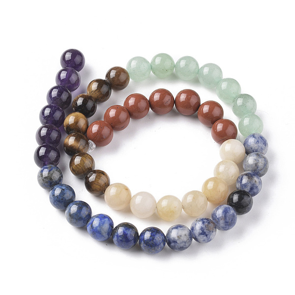 PandaHall Chakra Theme Natural Red Rainbow Jasper & Yellow Aventurine & Tiger Eye & Green Aventurine & Blue Spot Stone & Lapis Lazuli &...
PandaHall Chakra Theme Natural Red Rainbow Jasper & Yellow Aventurine & Tiger Eye & Green Aventurine & Blue Spot Stone & Lapis Lazuli &...