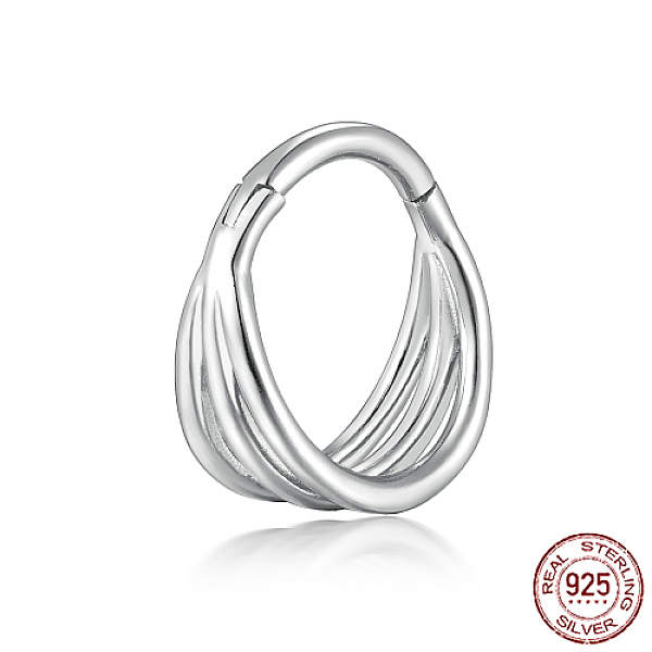 PandaHall Rhodium Plated 925 Sterling Silver Triple Rings Hoop Earrings for Women, Platinum, 5mm Sterling Silver Ring
PandaHall Rhodium Plated 925 Sterling Silver Triple Rings Hoop Earrings for Women, Platinum, 5mm Sterling Silver Ring
