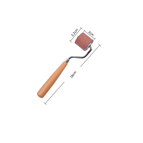 PandaHall Wooden Brayer Roller, with Handle, for Paint Brush Ink Applicator, Art Craft Oil Painting Tool, Light Coral, 18cm, Roller: 32x30mm...
PandaHall Wooden Brayer Roller, with Handle, for Paint Brush Ink Applicator, Art Craft Oil Painting Tool, Light Coral, 18cm, Roller: 32x30mm...