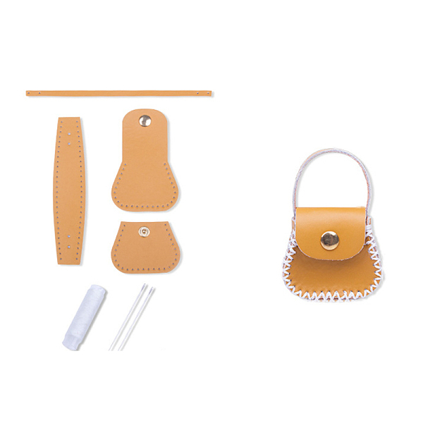 PandaHall DIY Purse Making Kit, Including Cowhide Leather Bag Accessories, Iron Needles & Waxed Cord, Goldenrod, 5x5.3cm Leather Gold
PandaHall DIY Purse Making Kit, Including Cowhide Leather Bag Accessories, Iron Needles & Waxed Cord, Goldenrod, 5x5.3cm Leather Gold