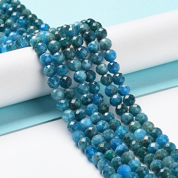 PandaHall Natural Apatite Beads Strands, Faceted, Round, 5.8mm, Hole: 0.8mm, about 72pcs/strand, 15.43 inch(39.2cm) Apatite Round
PandaHall Natural Apatite Beads Strands, Faceted, Round, 5.8mm, Hole: 0.8mm, about 72pcs/strand, 15.43 inch(39.2cm) Apatite Round