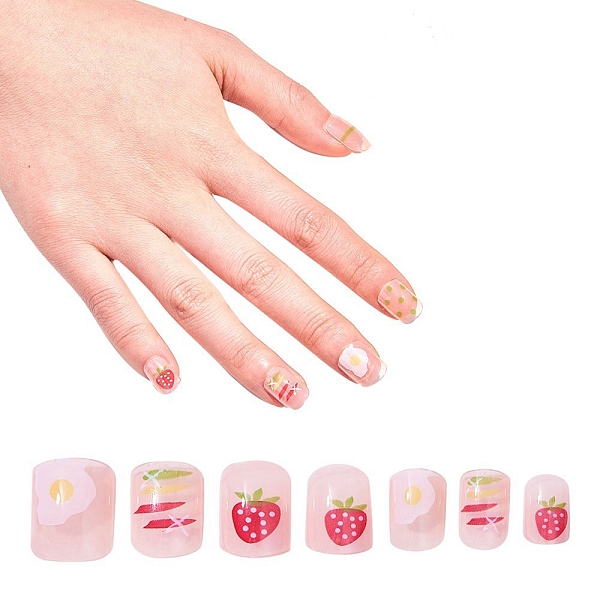 PandaHall Nail Art Sets, with 24pcs Plastic Nail Tips, 24pcs Double Side Jelly Nail Glue , Pink, 14.5~23x7~14mm, about 24pcs/set Plastic...
PandaHall Nail Art Sets, with 24pcs Plastic Nail Tips, 24pcs Double Side Jelly Nail Glue , Pink, 14.5~23x7~14mm, about 24pcs/set Plastic...