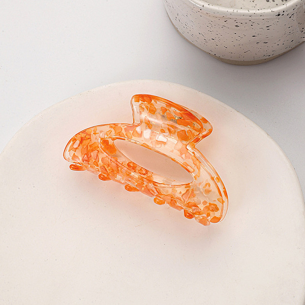 PandaHall Transparent Floral Pattern Acrylic Claw Hair Clips, Hair Accessories for Girl, Women, Sandy Brown, 82mm Acrylic
PandaHall Transparent Floral Pattern Acrylic Claw Hair Clips, Hair Accessories for Girl, Women, Sandy Brown, 82mm Acrylic