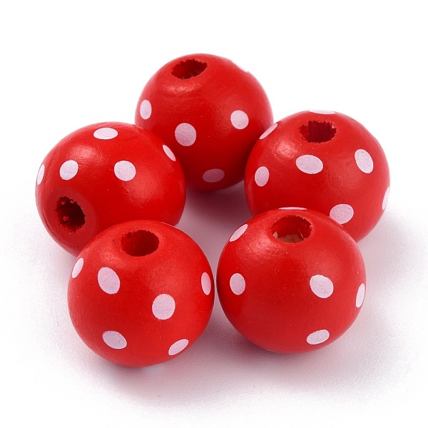 PandaHall Dyed Natural Wooden Beads, Round with Wave Point, Red, 16x15mm, Hole: 4mm Wood Round Red
PandaHall Dyed Natural Wooden Beads, Round with Wave Point, Red, 16x15mm, Hole: 4mm Wood Round Red