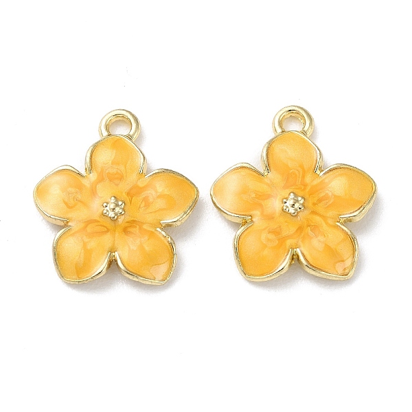 PandaHall Alloy Enamel Pendants, Golden, Cadmium Free & Nickel Free & Lead Free, Flower Charm, Gold, 17.5x14x2.5mm, Hole: 1.5mm Alloy...
PandaHall Alloy Enamel Pendants, Golden, Cadmium Free & Nickel Free & Lead Free, Flower Charm, Gold, 17.5x14x2.5mm, Hole: 1.5mm Alloy...