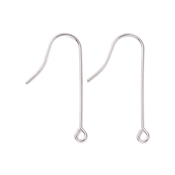 PandaHall 316 Surgical Stainless Steel Earring Hooks, with Horizontal Loops, Stainless Steel Color, 28mm, Hole: 1.8mm, 21 Gauge, Pin: 0.7mm...
PandaHall 316 Surgical Stainless Steel Earring Hooks, with Horizontal Loops, Stainless Steel Color, 28mm, Hole: 1.8mm, 21 Gauge, Pin: 0.7mm...