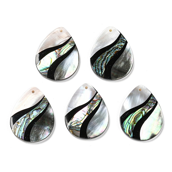 PandaHall Natural Freshwater Shell & Black Lip Shell & Paua Shell & Natural White Shell Pendants, Teardrop Charms, Seashell Color...
PandaHall Natural Freshwater Shell & Black Lip Shell & Paua Shell & Natural White Shell Pendants, Teardrop Charms, Seashell Color...