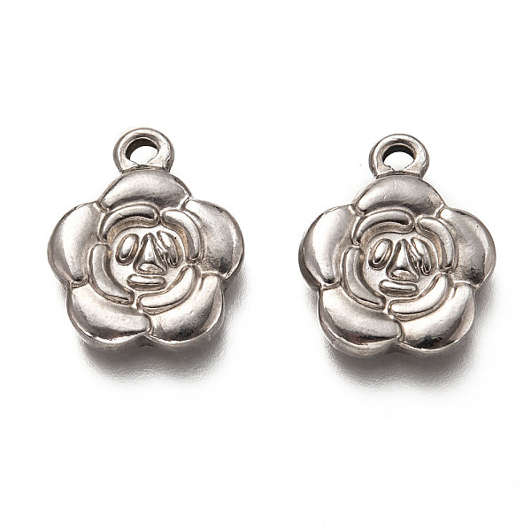 PandaHall 201 Stainless Steel Pendants, Flower, Stainless Steel Color, 19.5x16x3mm, Hole: 2mm 201 Stainless Steel Flower
PandaHall 201 Stainless Steel Pendants, Flower, Stainless Steel Color, 19.5x16x3mm, Hole: 2mm 201 Stainless Steel Flower