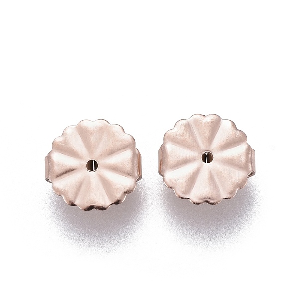 PandaHall Ion Plating(IP) 304 Stainless Steel Ear Nuts, Butterfly Earring Backs for Post Earrings, Flower, Rose Gold, 10.5x4.5mm, Hole...
PandaHall Ion Plating(IP) 304 Stainless Steel Ear Nuts, Butterfly Earring Backs for Post Earrings, Flower, Rose Gold, 10.5x4.5mm, Hole...