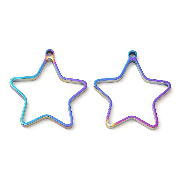 PandaHall 304 Stainless Steel Open Back Bezel Star Pendants, For DIY UV Resin, Epoxy Resin, Pressed Flower Jewelry, Rainbow Color, 32x30x3mm..., Multicolor
PandaHall 304 Stainless Steel Open Back Bezel Star Pendants, For DIY UV Resin, Epoxy Resin, Pressed Flower Jewelry, Rainbow Color, 32x30x3mm..., Multicolor