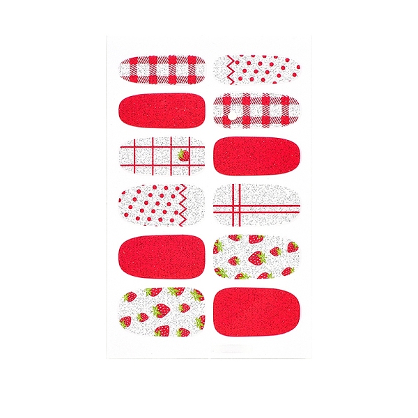 PandaHall Full Wrap Gradient Nail Polish Stickers, Snowflake Dandelion Star Strawberry Self-Adhesive Glitter Powder Gel Nail Art Decals, for..., Red
PandaHall Full Wrap Gradient Nail Polish Stickers, Snowflake Dandelion Star Strawberry Self-Adhesive Glitter Powder Gel Nail Art Decals, for..., Red