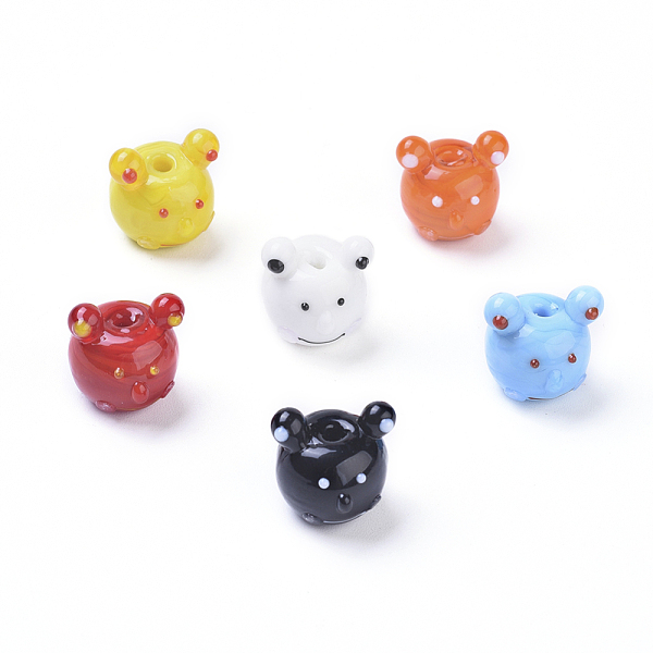 PandaHall Handmade Lampwork Beads, Cartoon Koala, Mixed Color, 14.8x15.5x15.2mm, Hole: 2mm Lampwork Other Animal Multicolor
PandaHall Handmade Lampwork Beads, Cartoon Koala, Mixed Color, 14.8x15.5x15.2mm, Hole: 2mm Lampwork Other Animal Multicolor