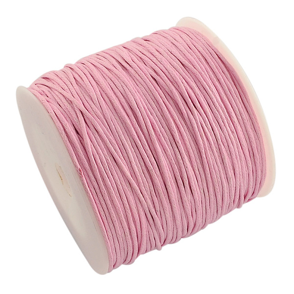 PandaHall Waxed Cotton Thread Cords, Pink, 1mm, about 100yards/roll(300 feet/roll) Waxed Cotton Cord Round Pink
PandaHall Waxed Cotton Thread Cords, Pink, 1mm, about 100yards/roll(300 feet/roll) Waxed Cotton Cord Round Pink