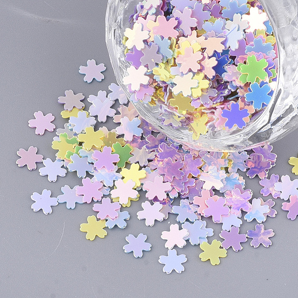PandaHall Ornament Accessories, PVC Plastic Paillette/Sequins Beads, No Hole/Undrilled Beads, Sakura Flower, Mixed Color, 4.5x5x0.4mm, about..., Multicolor
PandaHall Ornament Accessories, PVC Plastic Paillette/Sequins Beads, No Hole/Undrilled Beads, Sakura Flower, Mixed Color, 4.5x5x0.4mm, about..., Multicolor
