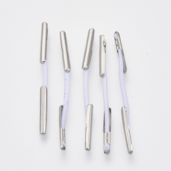 PandaHall Elastic Barbed Cord, with Stainless Steel Findings, for Fixing Finger Ring, White, 40~43x1mm Stainless Steel White
PandaHall Elastic Barbed Cord, with Stainless Steel Findings, for Fixing Finger Ring, White, 40~43x1mm Stainless Steel White